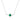 Jewelhalo Emerald Cut Sterling Silver Necklace
