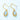 Jewelhalo Opal Oval Drop Earrings