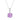 Cushion Cut Amethyst Necklace