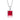 Jewelhalo Princess Cut Garnet Necklace
