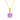 Jewelhalo Cushion Cut Amethyst Necklace